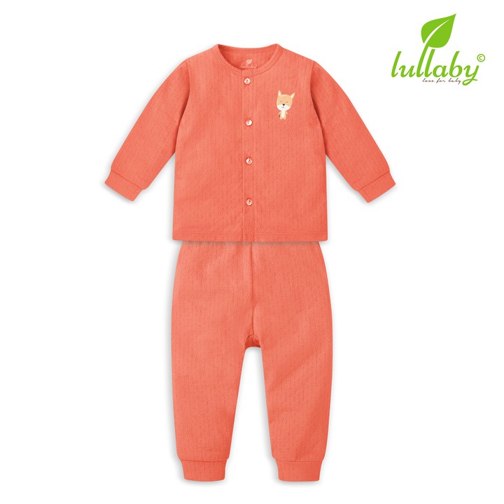 LULLABY Bộ quần áo tay dài có bo NH2519