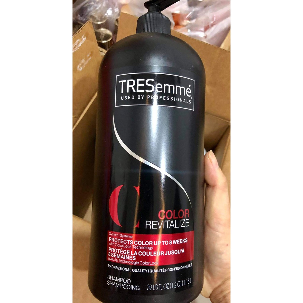 CẶP GỘI XẢ TRESEMME COLOR REVITALIZE DÀNH CHO TÓC NHUỘM UỐN 1.15L *2 NỘI ĐỊA MỸ