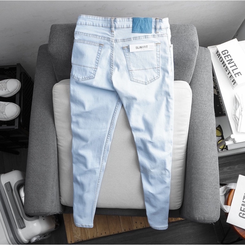 Quần jean nam ống suông nhẹ hàng vnxk cao cấp | BigBuy360 - bigbuy360.vn