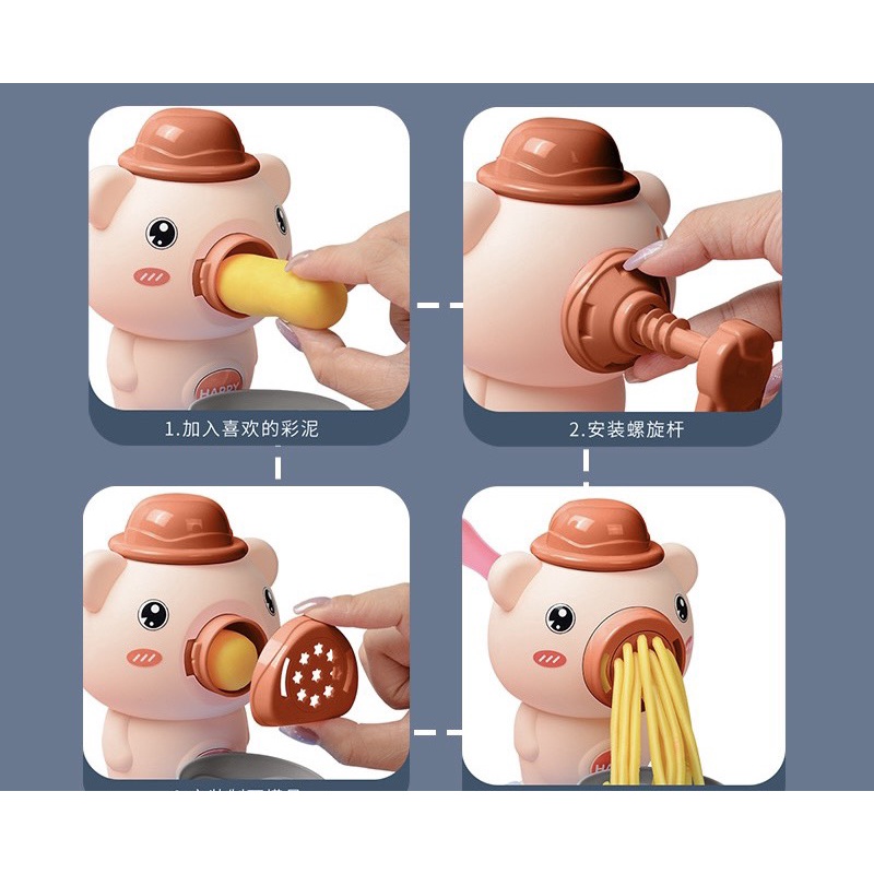 Máy làm mỳ làm kem đất nặn / đất sét cho trẻ em -MH: B0034