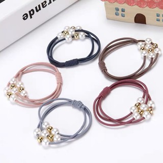 Set 5 Dây Chun Buộc Tóc Hoa Cúc