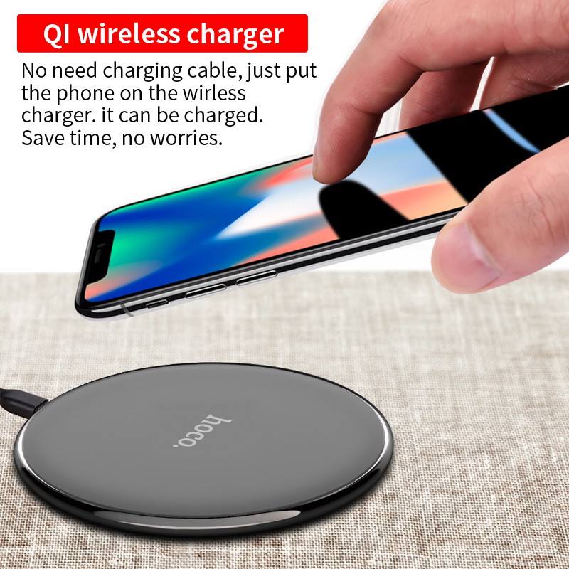 Giá sạc không dây HOCO cho 5w Day Phone Charger Charing Cup For iphone 8 iphone x xs max xr Samsung S9 Note9