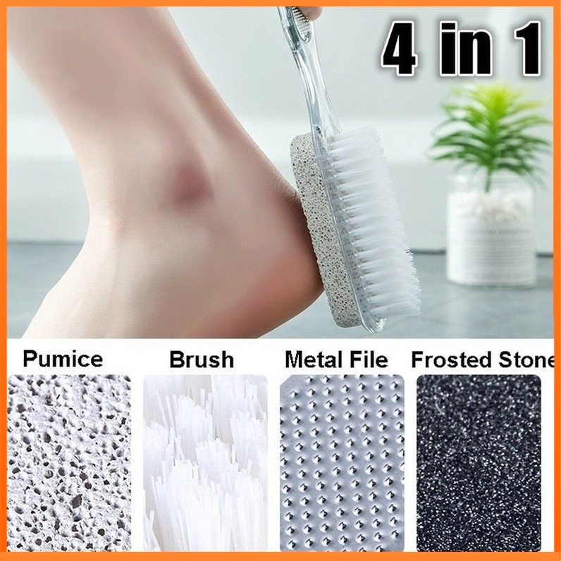 MỚI🌈Dụng cụ chà gót chân PUMICE 4 trong 1 tẩy sạch tế bào chết - yjteam67