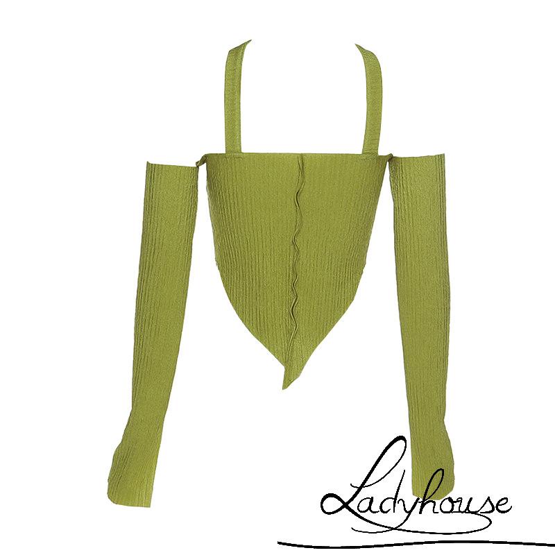 Áo Dài Tay Dáng Ôm Phong Cách Hồng Kông Cá Tính Dành Cho Nữ