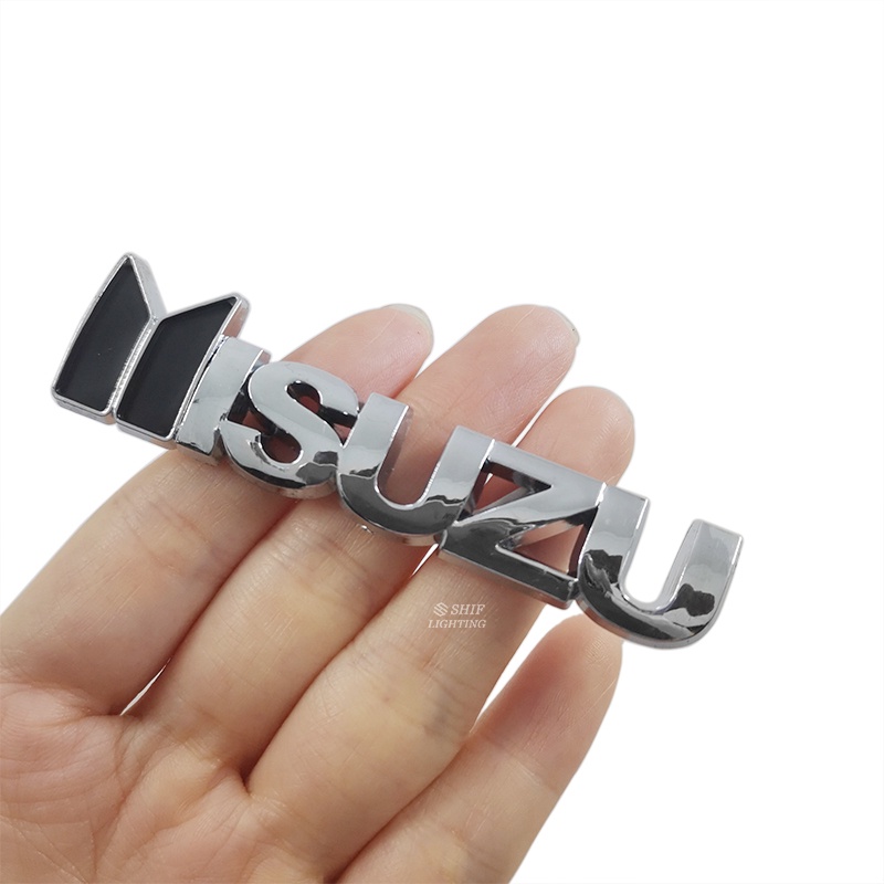 1 Miếng Dán Logo Bằng Crom ISUZU Trang Trí Xe Hơi