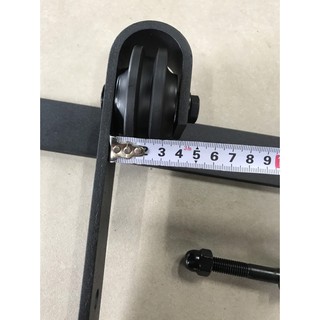 Bộ ray trượt cửa lùa sắt + Ray 2 mét