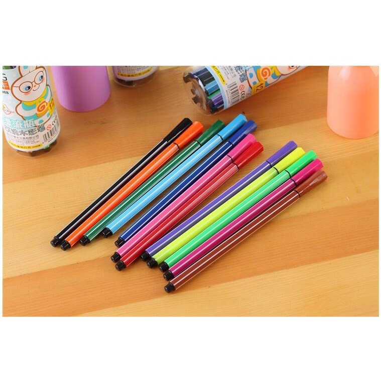 Bộ bút màu nước 12 màu hộp hình thỏ dễ thương cho bé