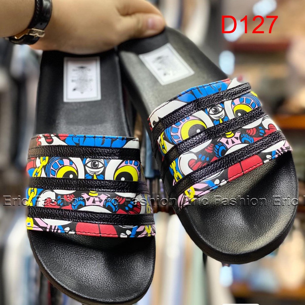 Dép quai ngang cao cấp Eric Fashion dép nam đế cao su đi êm D699