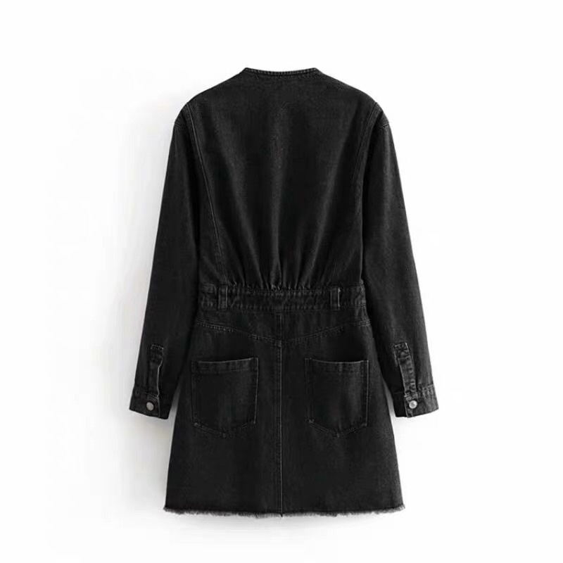 Đầm bò ghi xám Zara