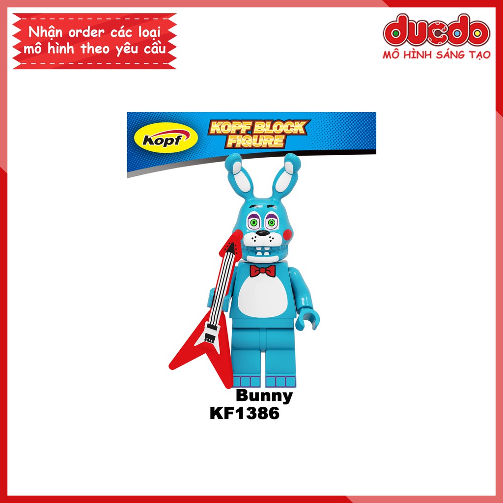 Minifigures các nhân vật trong game Five Nights at Freddy's - Đồ Chơi Lắp Ghép Xếp Hình Mini Mô hình Kopf KF 6121