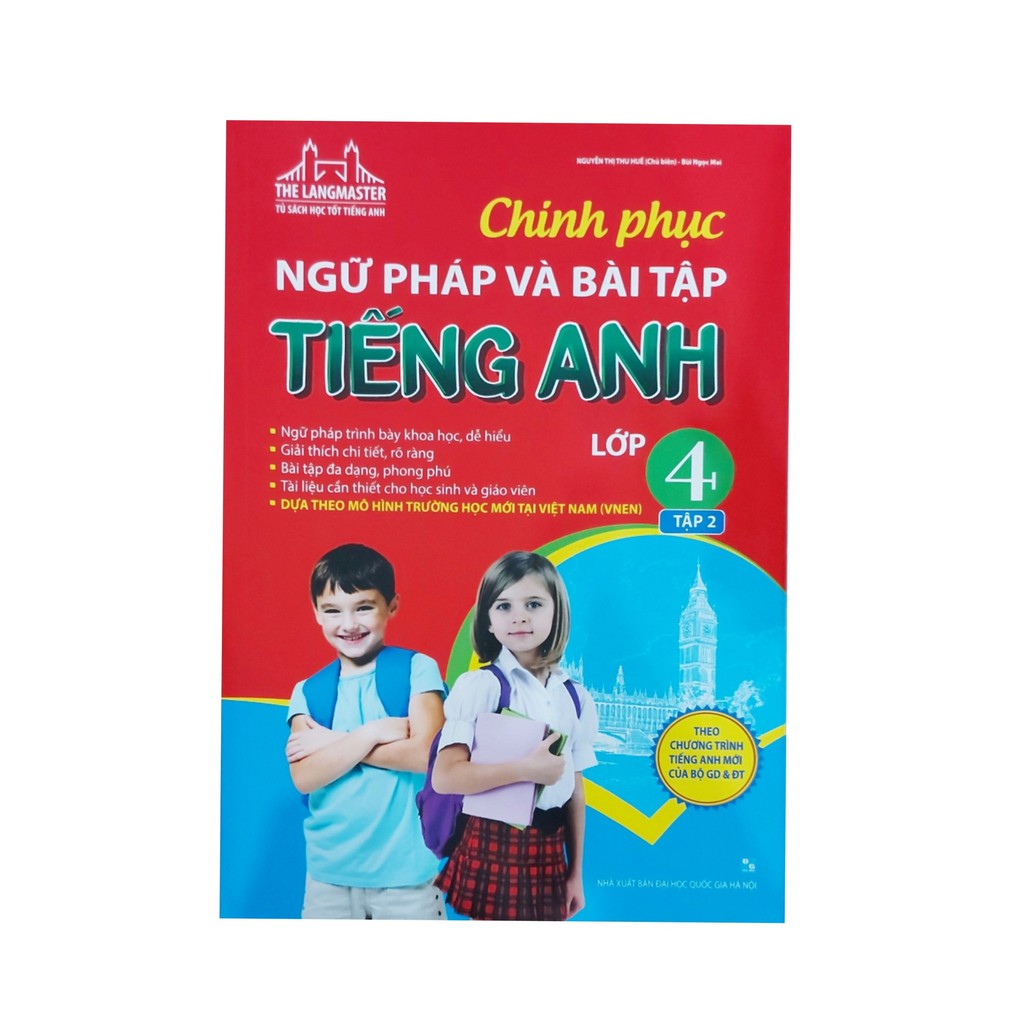 Sách - The langmaster chinh phục ngữ pháp và bài tập tiếng anh lớp 4 tập 2