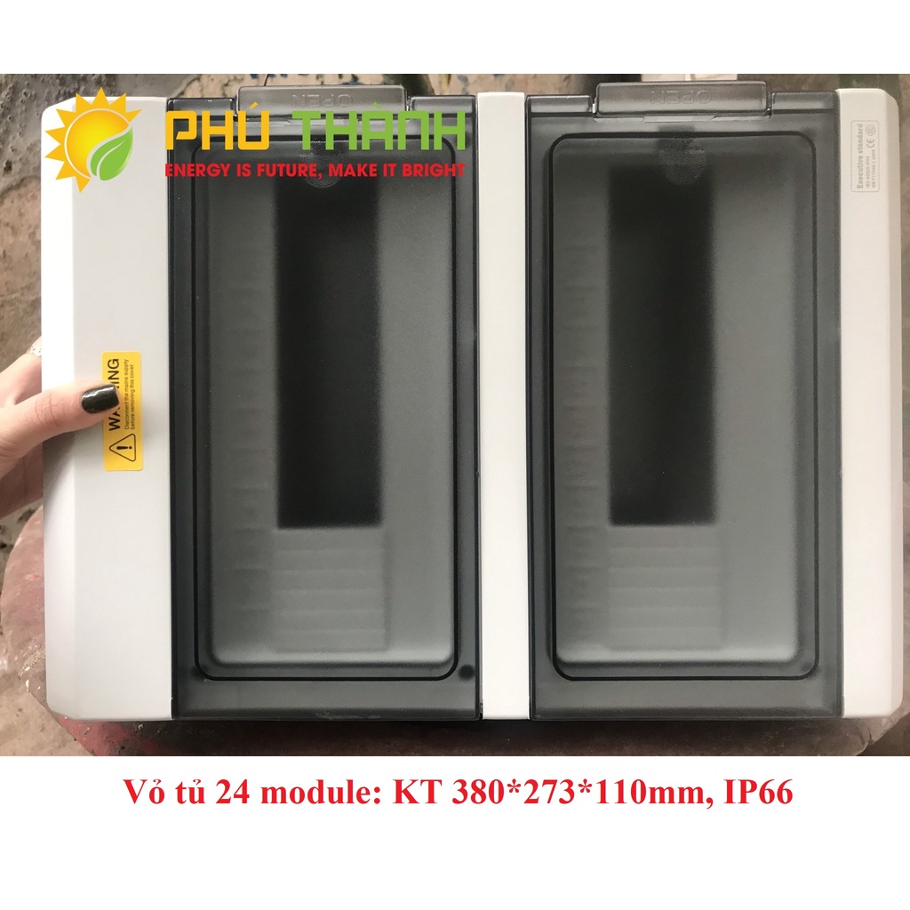 Vỏ tủ điện nhựa lắp nổi, chống nước, chống bụi IP65 FEEO 9-12-18-24 Module