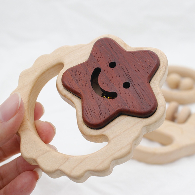 Vòng Đồ Chơi Lục Lạc Ngậm Nướu Cho Bé Sơ Sinh