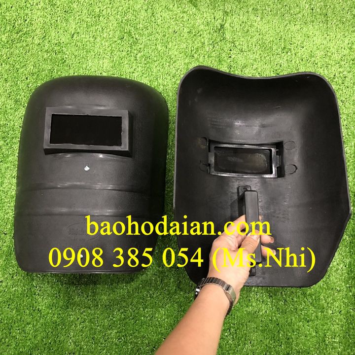 Mặt nạ bảo hộ hàn tig cầm tay trong tiện dụng- Hình thật