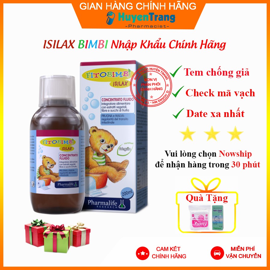 ✔️️️(Tặng Quà Xinh) ISILAX BIMBI - Trẻ hết Táo Bón, Mẹ an tâm - Nhập Khẩu Châu Âu