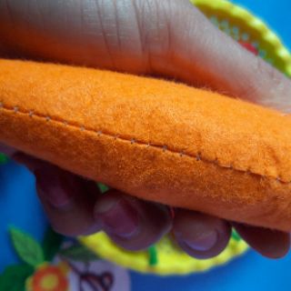 Củ cà rốt củ cải làm từ vải dạ sz 20cm