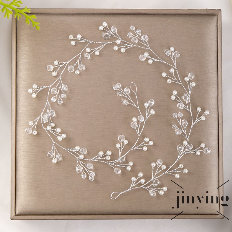 GETNOIVAS Băng đô phối ngọc trai nhân tạo thanh lịch