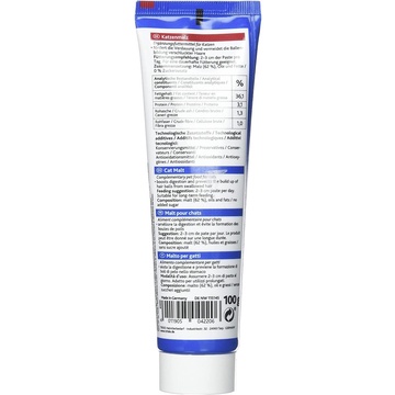 [ 100gr ] Gel Tiêu Búi Lông Trixie - Trixie Malt’n’Grass Anti-Hairball cho mèo