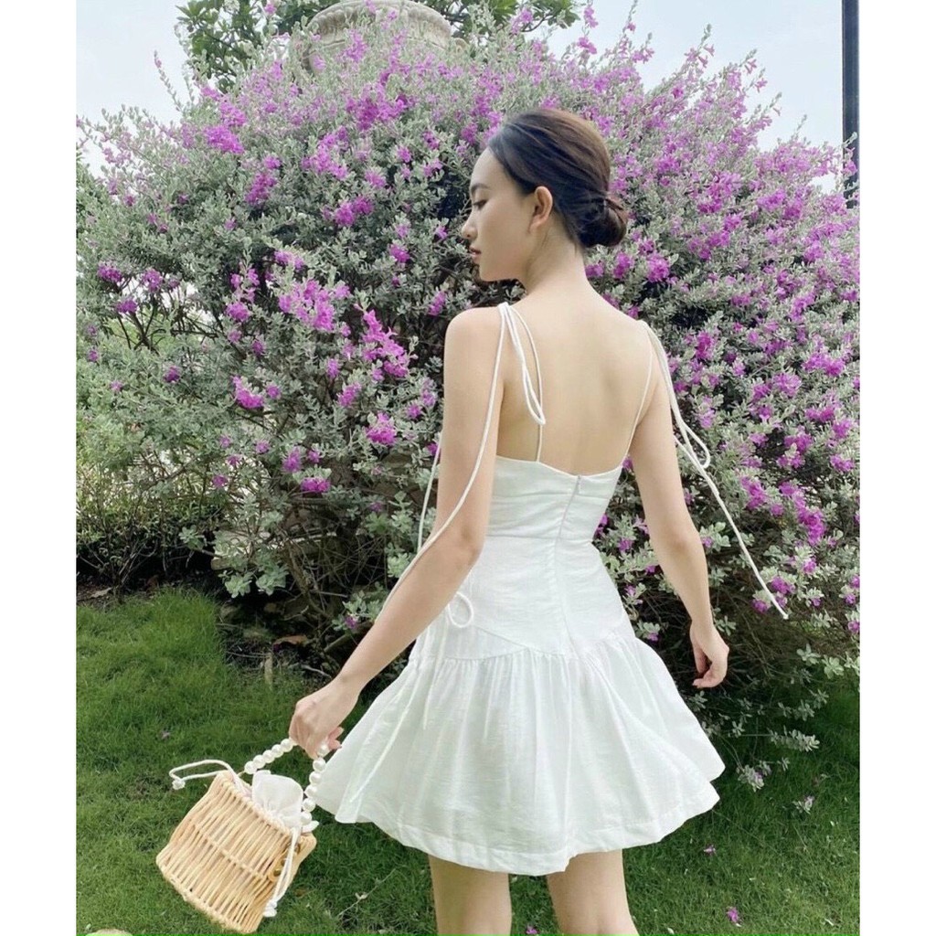 Đầm xòe nữ, đầm nữ đẹp, chất vải mịn mát, phong cách trẻ trung, hàng chuẩn bán shop, phom dưới 54kg | BigBuy360 - bigbuy360.vn