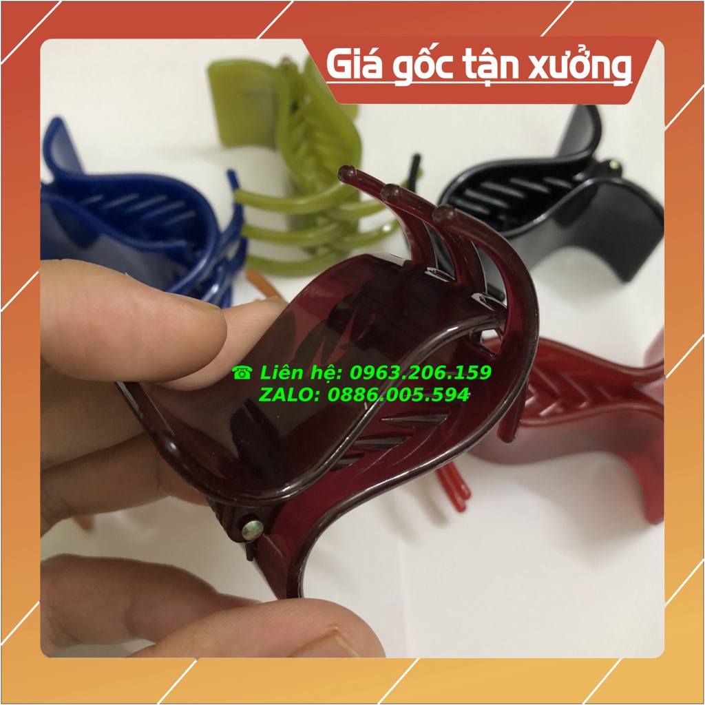 [HOT] Kẹp Tóc Càng Cua Đa Sắc 5 Răng To Dày Cá Tính, Thời Trang, Phong Cách, Chắc Chắn