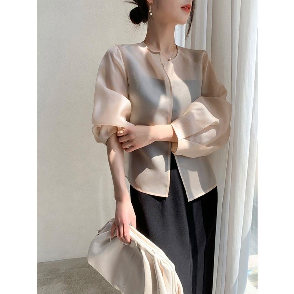 Áo Khoác Sơ Mi Chống Nắng Phong Cách Retro Thời Trang Cho Nữ