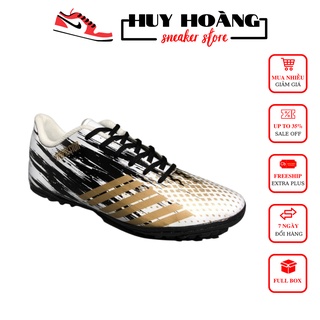 Giày Đá Bóng Phủi 3 Sọc Sân Cỏ Nhân Tạo Propulsion - Giày Đá Bóng Propulsion Đế Cao Su Đúc Khâu Chắc Chắn Màu Đồng