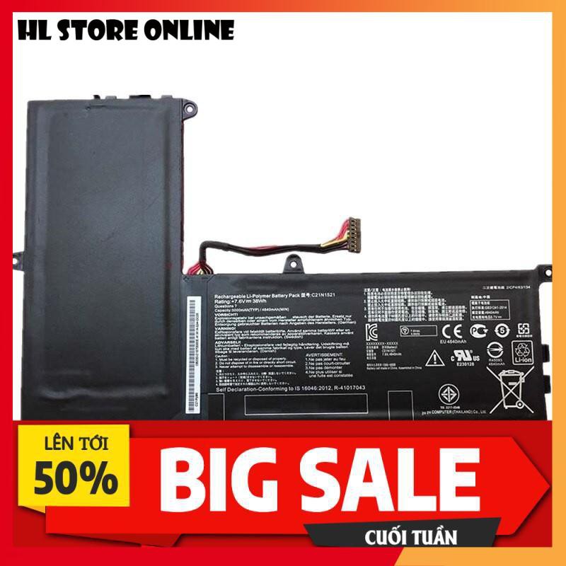 🔔 Pin ASUS VivoBook E200HA E200HA-1A E200HA-1B C21N1521 ZIN