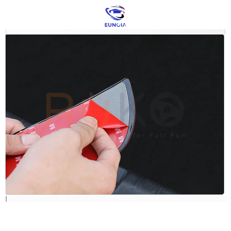 Nẹp chống trầy cốp cao su chữ SPORT dùng chung cho mọi loại xe - 1 tấm.