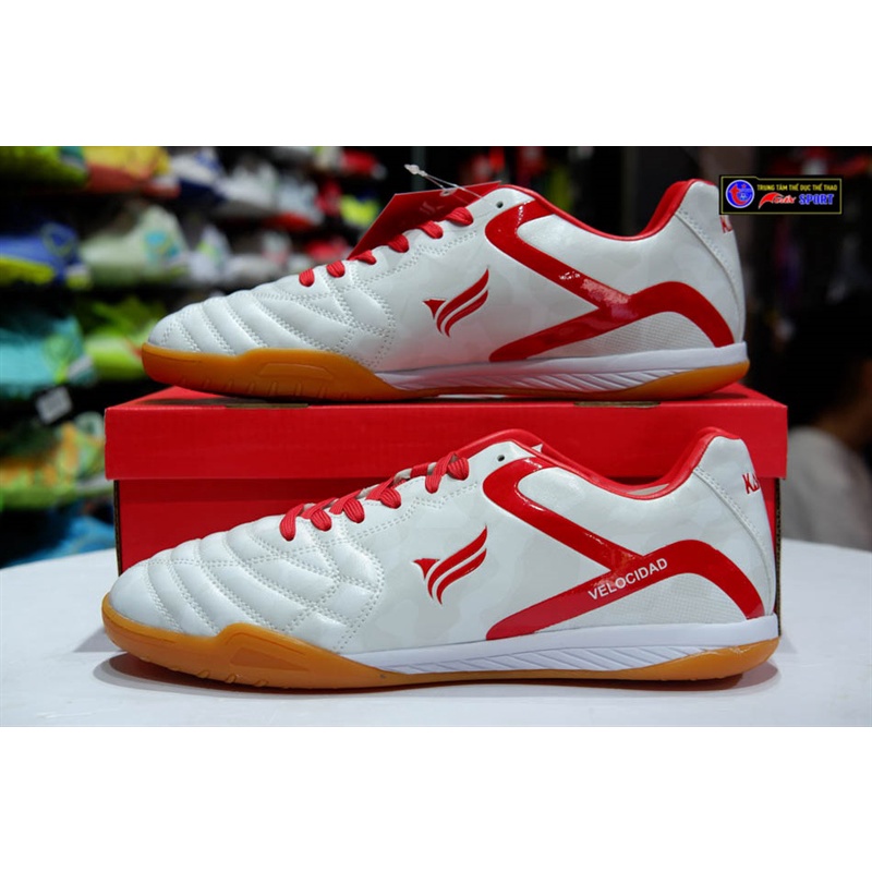 Giày đá bóng kamito Velocidad IC - trắng(size38-44)