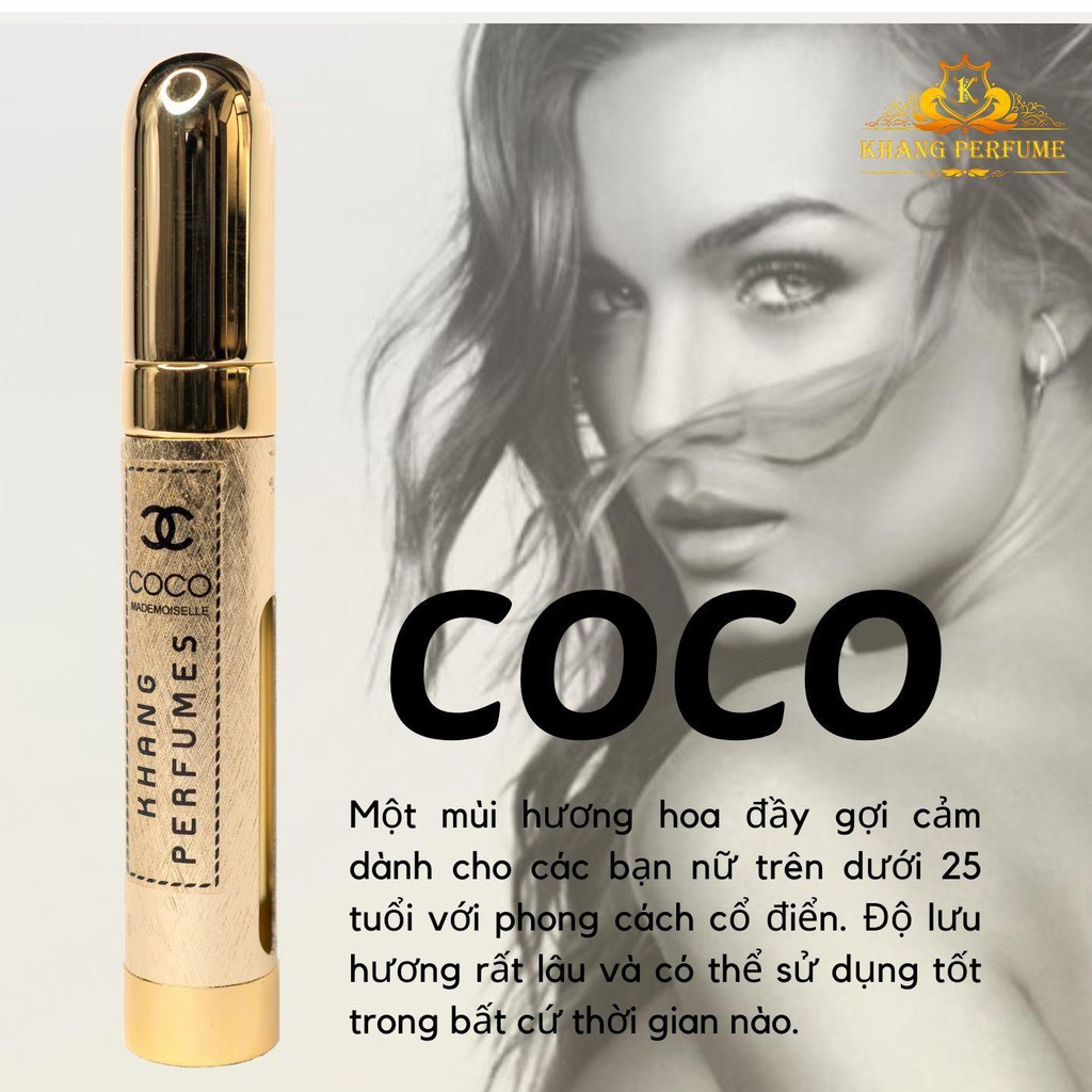 Nước Hoa Nữ CoCo by KALabo 12ml [Khang Perfume,cam kết Lưu hương 8-12h]