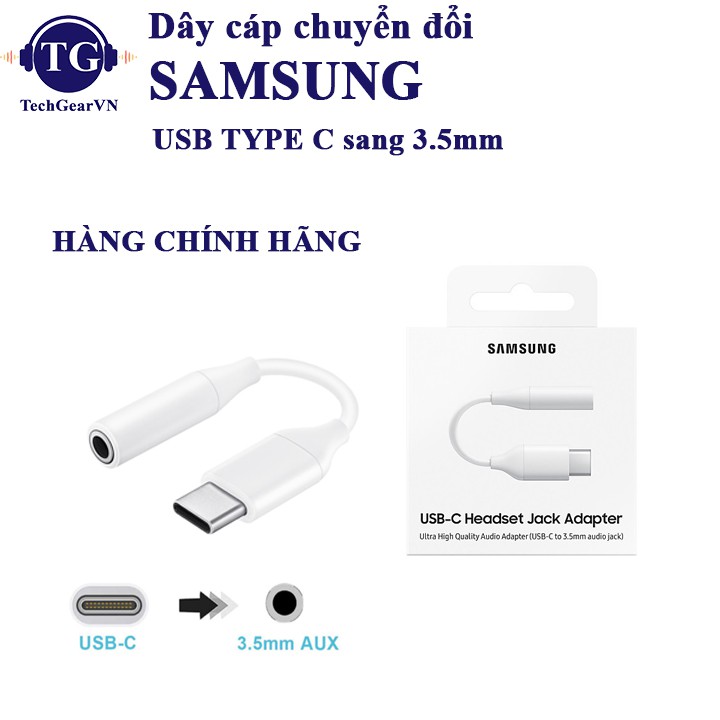 Cáp Chuyển Đổi Samsung USB Type-C sang 3.5mm