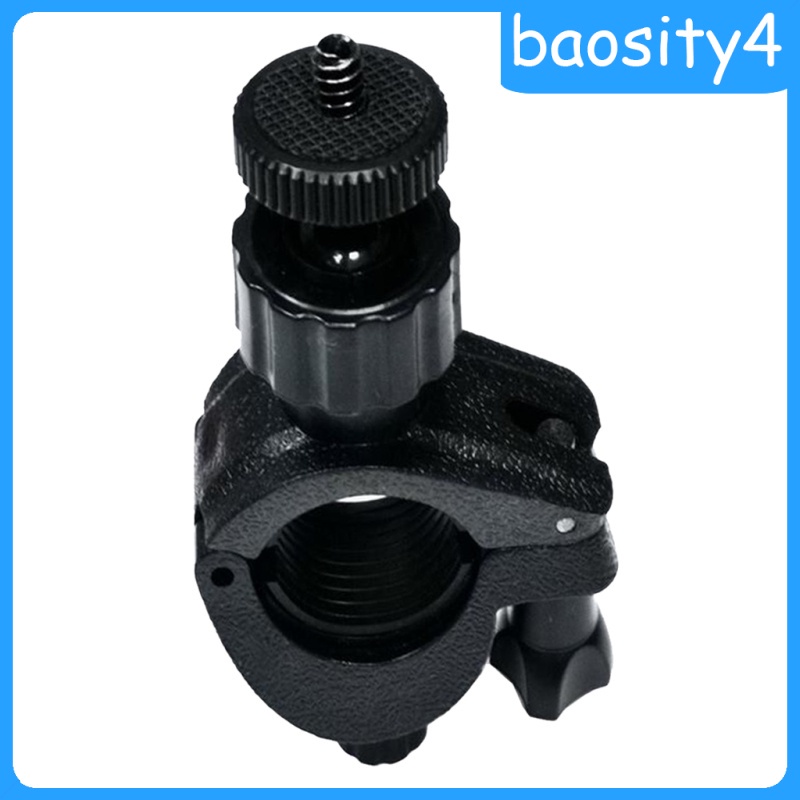 [baosity4] Mini Ball Head Mount 1/4\" Screw Mount Swivel for Tripod Stand Cameras Black