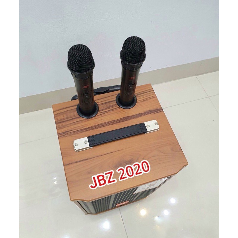 Loa kéo karaoke bluetooth JBZ bass 16 mini Loa kẹo kéo di động thùng gỗ