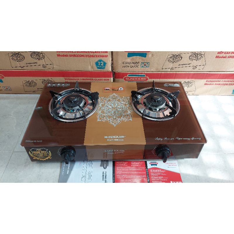 Bếp gas dương kính Sunhouse SHB 3336 《 NEW》- CHÍNH HÃNG , SALE GIÁ TỐT