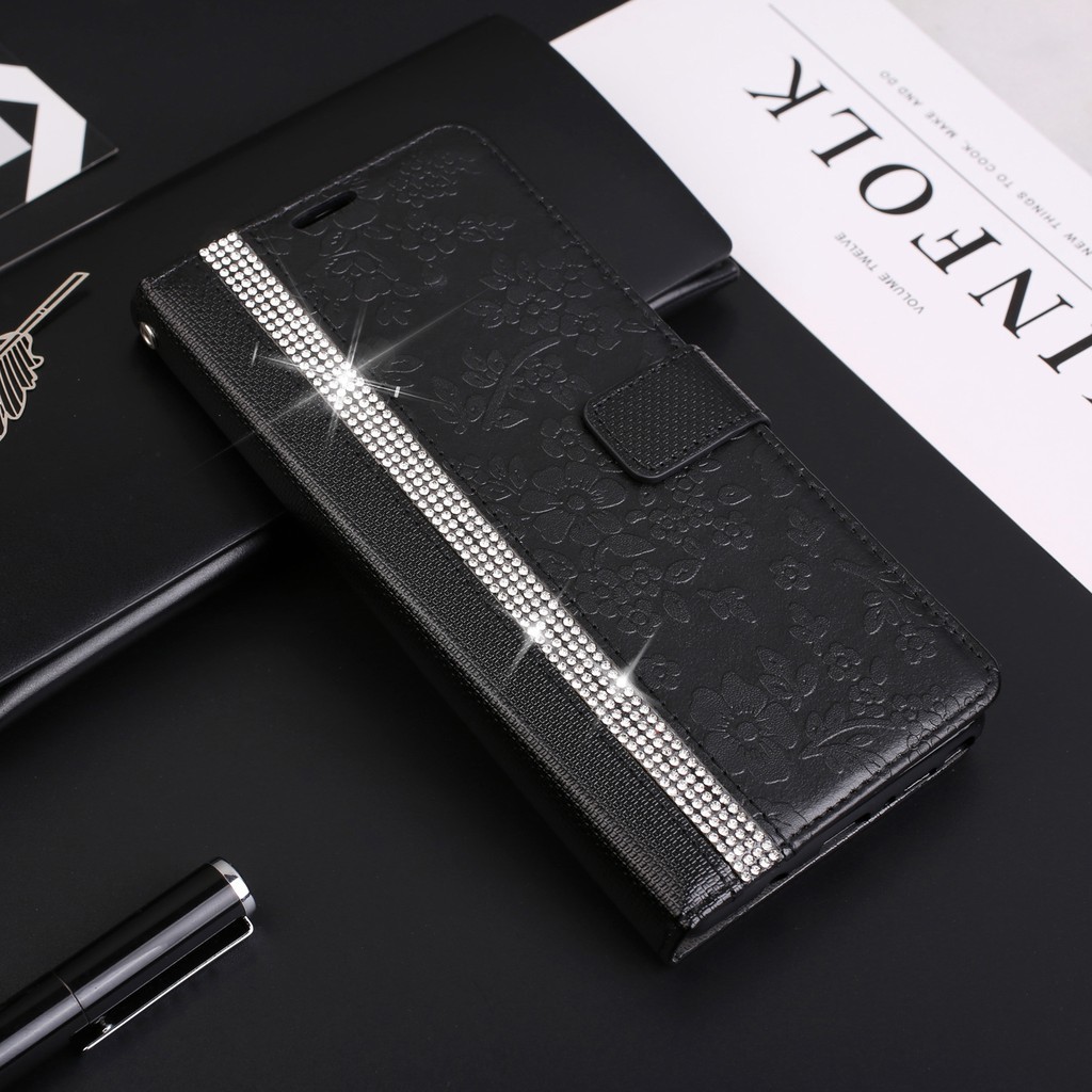 Bao da đính đá cho Samsung Note8 A3 A5 2017 | BigBuy360 - bigbuy360.vn