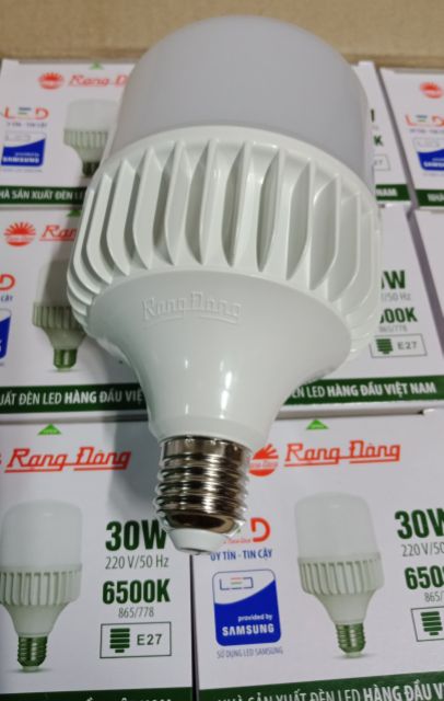 Bóng đèn Led trụ 30w Rạng Đông (Thân nhôm đúc)