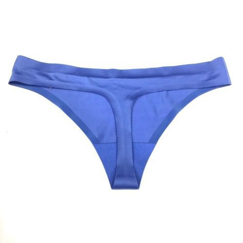 Quần lót nữ lọt khe satin thun Victoria's secret xanh dương ( T494 )