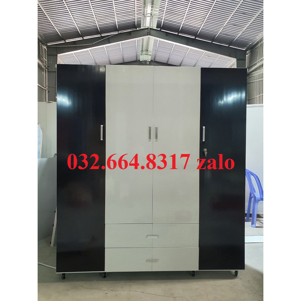 tủ nhựa đài loan 4 cánh C1m8x1m6x47 | BigBuy360 - bigbuy360.vn