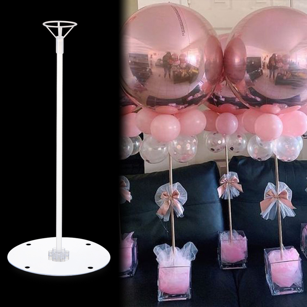 ❀SIMPLE❀ Romantic Balloon Stand Baby Shower Base Tube Sets Column Stands Rack Christmas Wedding Favors Birthday Decoration Party Supplies Balloon Support