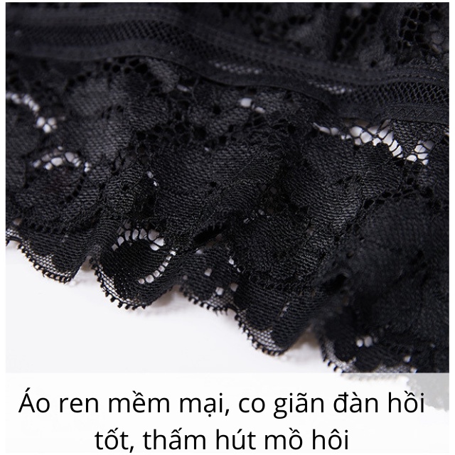 Áo Bra Nữ Phối Ren Cao Cấp Mềm Mịn, Co Giãn Đàn Hồi 💖FREESHIP💖 Áo Ngực Bra Thể Thao Không Gọng Thông Hơi – SAM93 B6