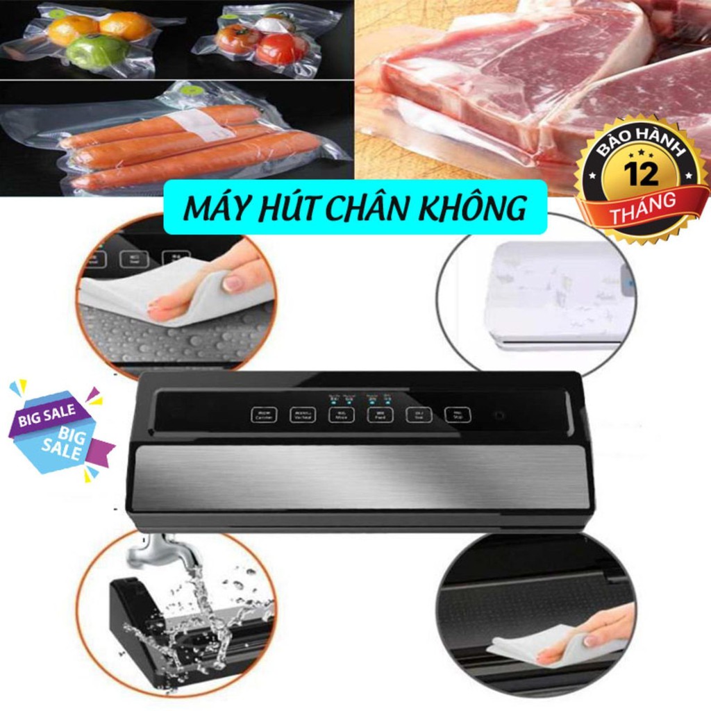 Máy hút chân không Ronegye, Máy Hàn Miệng Túi  TẶNG KÈM TÚI HÚT TRỊ GIÁ 99K - HÀNG NHẬP KHẨU CAO CẤP