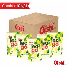 Thùng 10 Bịch Nước Uống Trái Cây OISHI Vị Trà Chanh