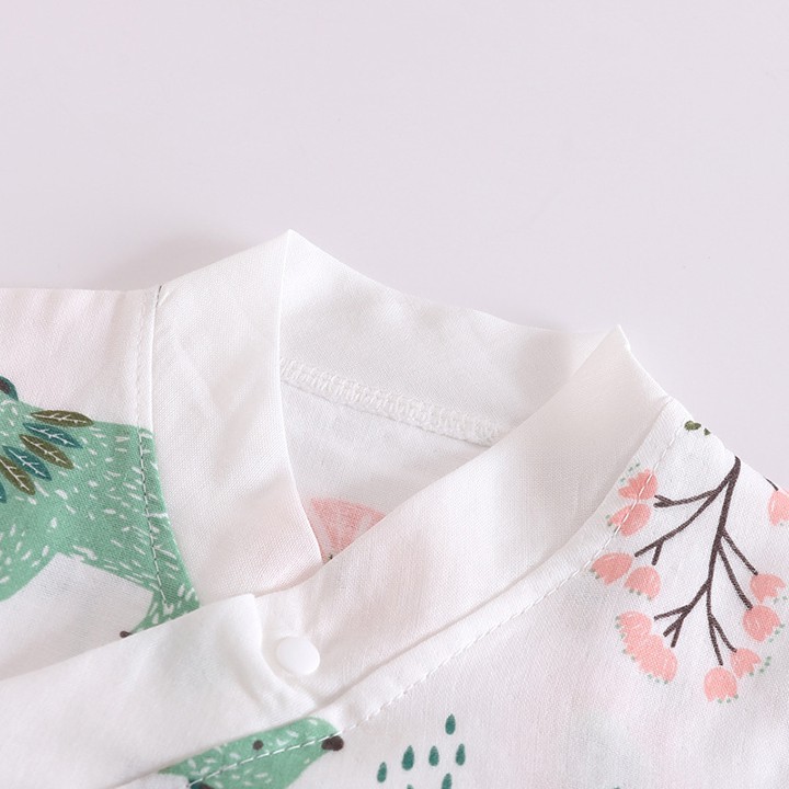 Body yukata Body dài tay vải xô cho bé trai bé gái Hàng Quảng châu xuất Nhật SL07