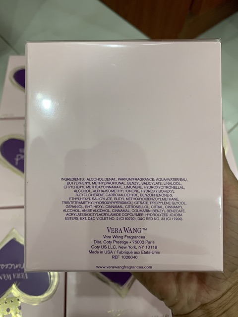 [FreeShip] Nước hoa Vera Wang Princess 100ml full seal .New