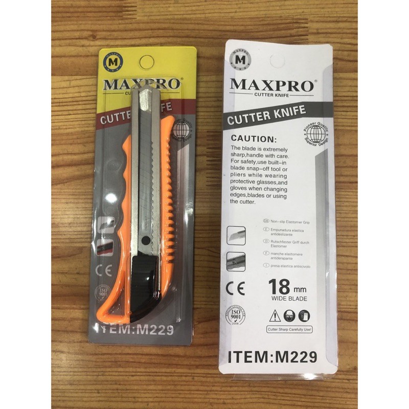 Dao rọc giấy maxpro 18mm A100 hàng công ty