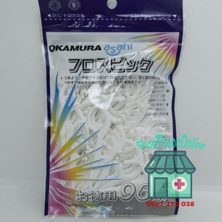 Tăm chỉ kẽ răng okamura asahi gói 90 cây
