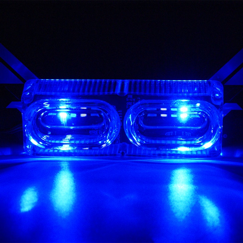 Đèn led RGB KEVANLY nhiều màu cảnh báo phanh dừng gắn biển số xe máy