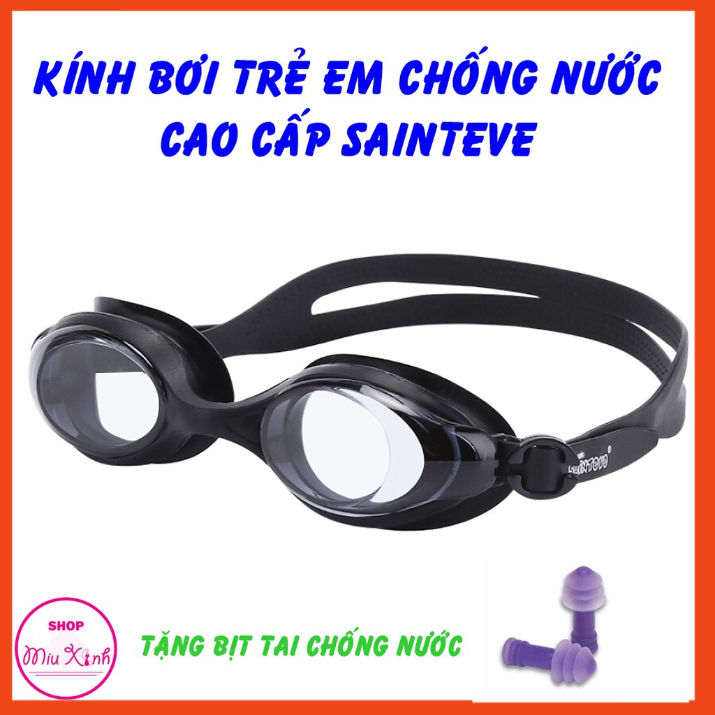 Kính Bơi Trẻ Em Chống Nước Có Hộp Xịn Tặng Bịt Tai Chống Nước