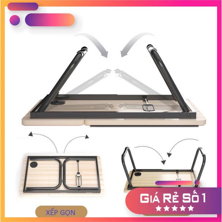 💥XẢ KHO GIÁ RẺ💥 Bàn laptop Đa Năng, Bàn học Gấp Gọn Thông Minh, tuỳ chỉnh góc độ, có khay để cốc chặn laptop, ipad | BigBuy360 - bigbuy360.vn