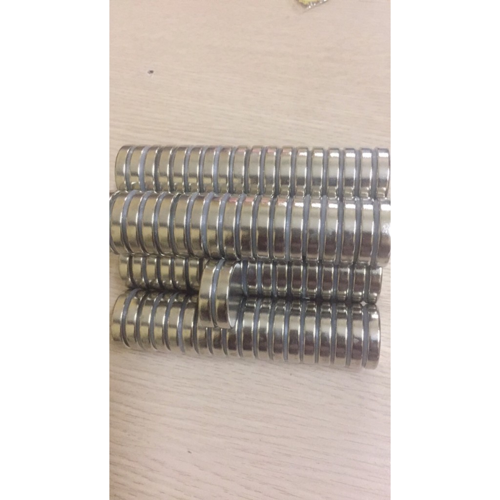 [Xả Kho Giá Xưởng] Nam châm viên 25x5mm, loại nam châm trắng đất hiếm lực hút mạnh
